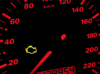 Check engine light photo